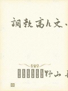 调教高h文小说