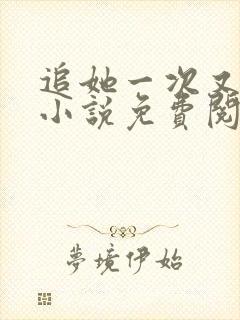 追她一次又一次小说免费阅读全文封面