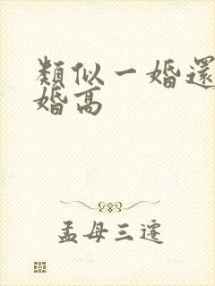类似一婚还比一婚高封面