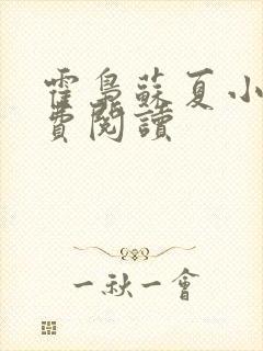 霍枭苏夏小说免费阅读