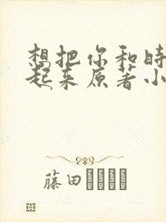 想把你和时间藏起来原著小说简介封面
