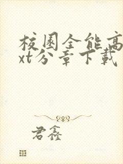校园全能高手txt分章下载