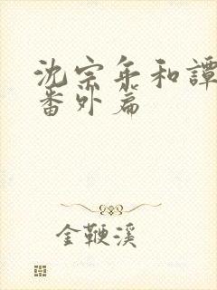 沈宗年和谭又明番外篇