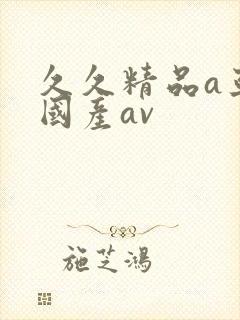 久久精品a亚洲国产av