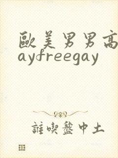 欧美男男高清gayfreegay