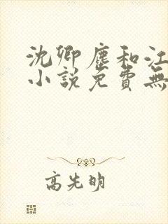沈卿尘和江稚的小说免费无弹窗封面