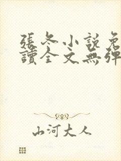 张冬小说免费阅读全文无弹窗