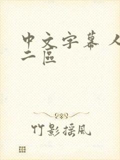 中文字幕 人妻二区