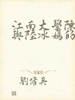 江南大学陈宝柱与陆冰嫣的小说