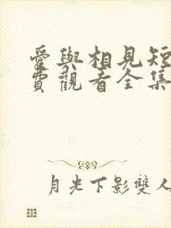 爱与相见短剧免费观看全集高清封面
