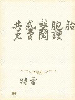 共感双胞胎小说免费阅读