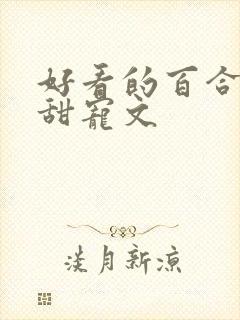 好看的百合小说甜宠文