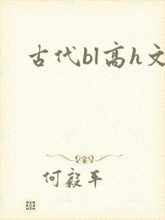古代bl高h文封面