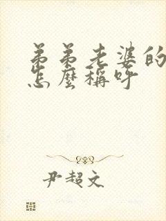 弟弟老婆的哥哥怎么称呼