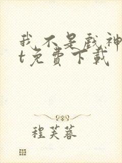 我不是戏神txt免费下载