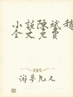 小说陈斌赵心媚全文免费
