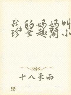 我的妈妈叫黄淑珍笔趣阁小说