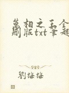 万相之王全本无删版txt笔趣阁