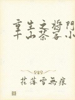 重生之将门毒后千山茶客小说txt