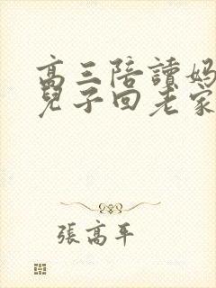 高三陪读妈妈让儿子回老家小说