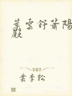 叶云舒萧阳龙王殿封面