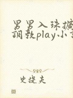 男男入珠扩尿孔调教play小说封面