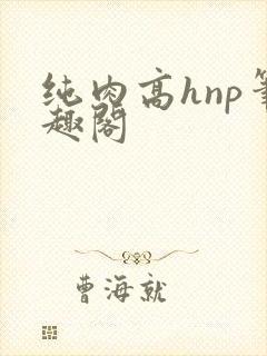 纯肉高hnp笔趣阁