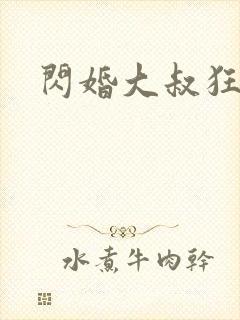 闪婚大叔狂宠我