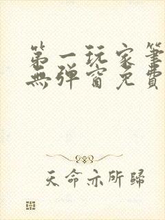 第一玩家笔趣阁无弹窗免费阅读