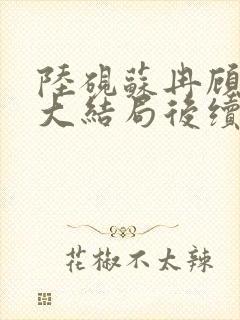 陆砚苏冉顾宸风大结局后续封面