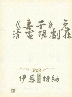 《妻子》免费高清电视剧在线封面