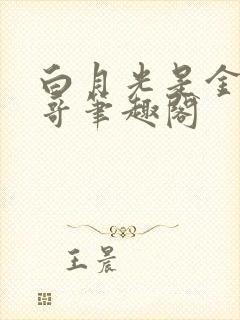 白月光是金主他哥笔趣阁