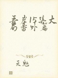 吾岸15集大结局番外篇