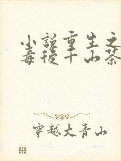 小说重生之将门毒后千山茶客手机版