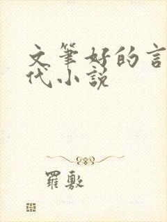 文笔好的言情现代小说