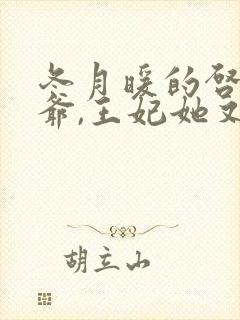 冬月暖的启禀王爷,王妃她又穷疯了