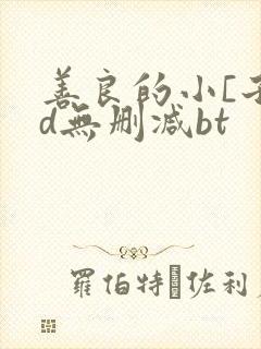 善良的小[子hd无删减bt封面