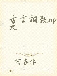 古言调教nph文封面