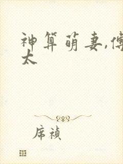 神算萌妻,傅太太封面