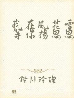 我在风花雪月里等你杨思思结局封面