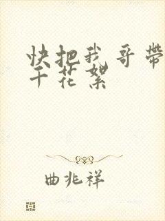 快把我哥带走孙千花絮封面