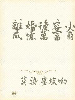 离婚后容小姐她成亿万富翁了