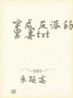穿成反派的炮灰男妻txt