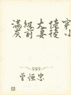 满级大佬穿成炮灰前妻后 小说