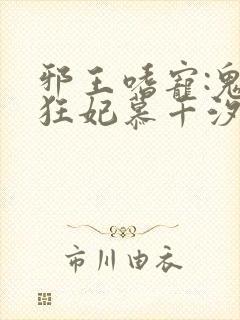 邪王嗜宠:鬼医狂妃慕千汐九夜封面