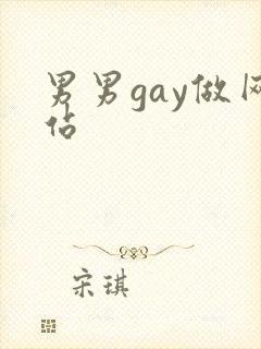 男男gay做网站