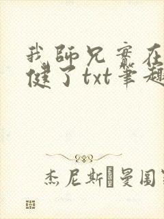 我师兄实在太稳健了txt笔趣阁