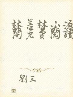 林羡林小渔笔趣阁免费阅读封面