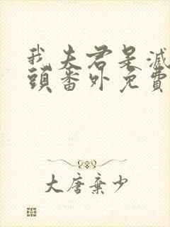 我夫君是灭世魔头番外免费阅读全文封面