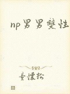 np男男双性文封面